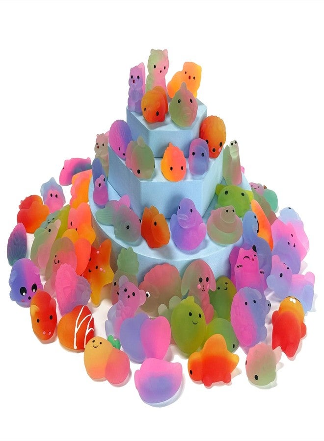 Ganjiang 50Pack(Random Delivery) Gradient Color Series Mochi Squishy Birthday ,Party Favors,Classroom prizes,Goody Bag Stuffers - Image 1